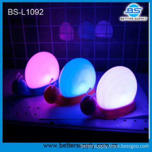 2014 new product super snail night light with fluoresent antenna